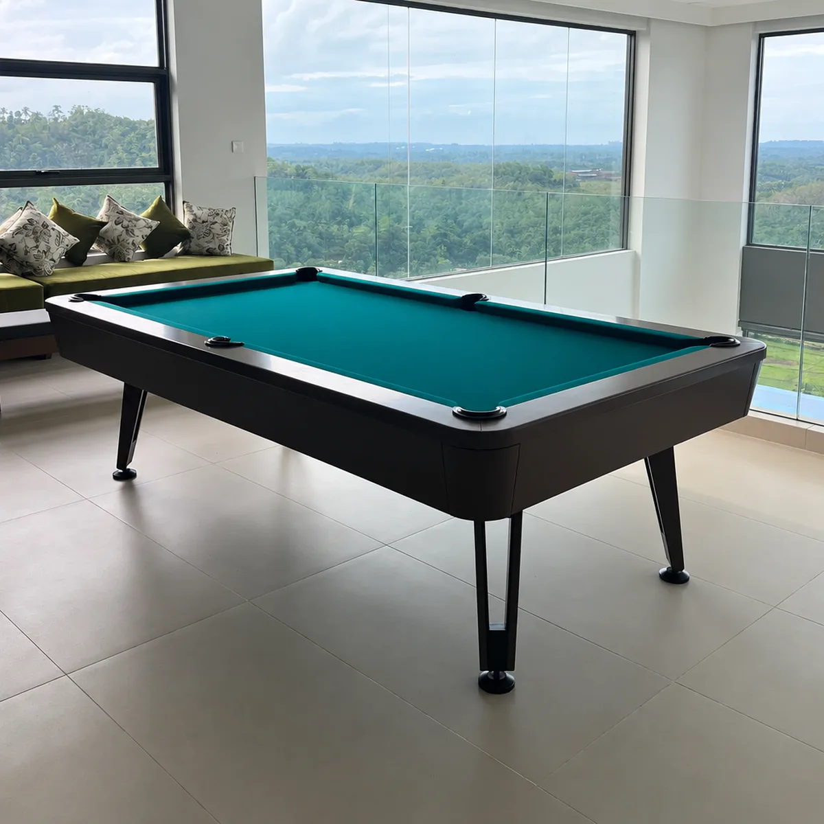 Billard américain Arras en bois massif, vue 2 sur 6