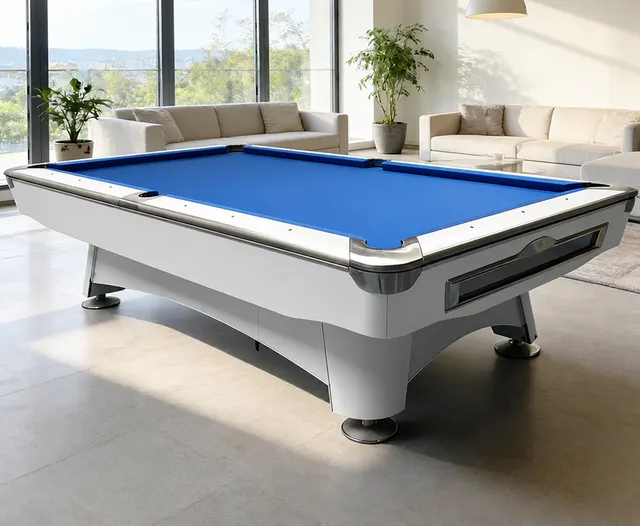 Billard américain Colmar en bois massif, retour de billes