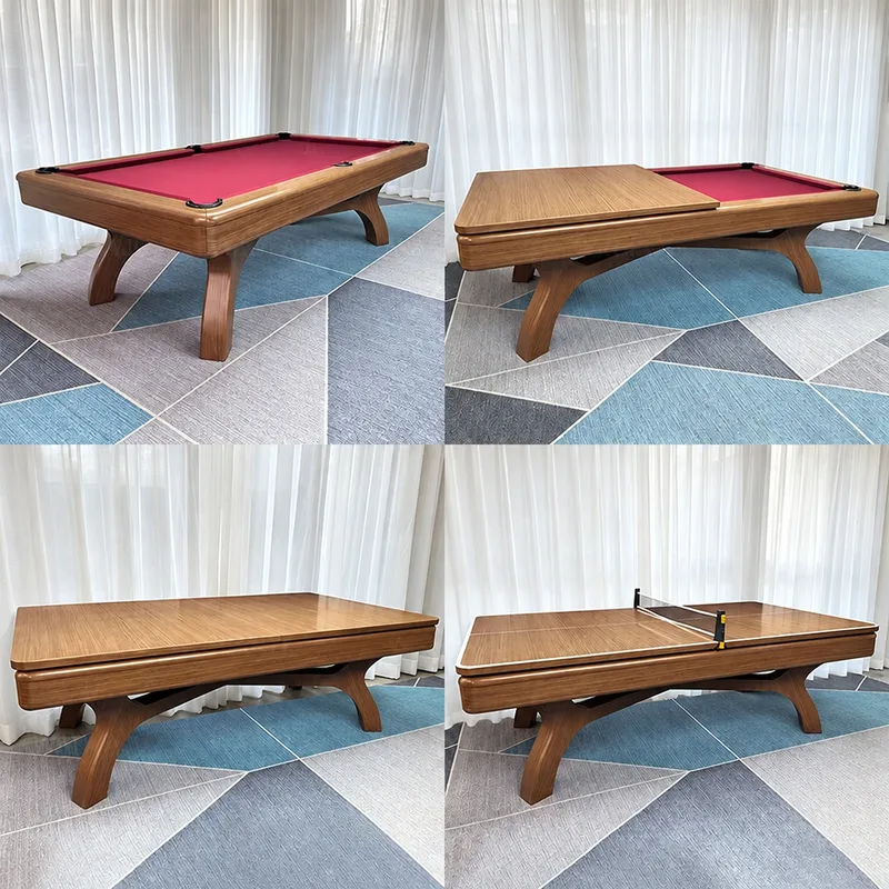 Billard américain Josselin en bois massif, vue 3 sur 4
