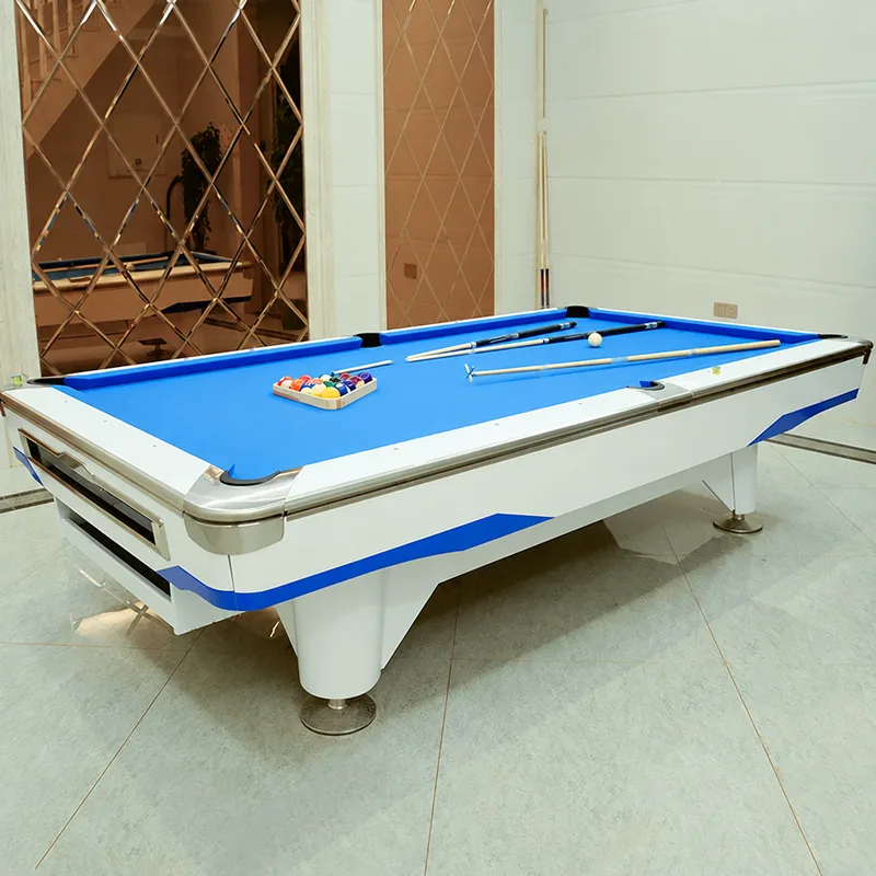 Billard américain Nancy en bois massif, vue 2 sur 5