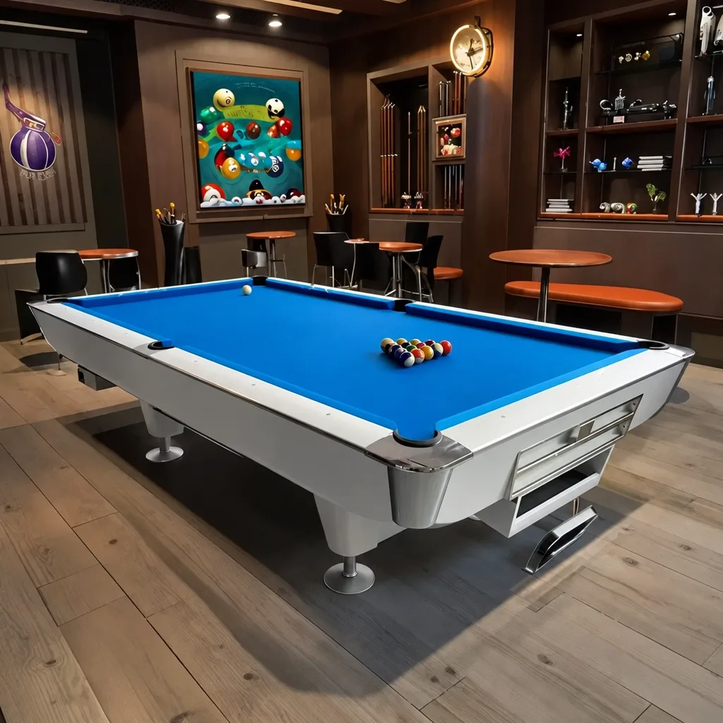 Billard américain Pontarlier en bois massif, vue 3 sur 6