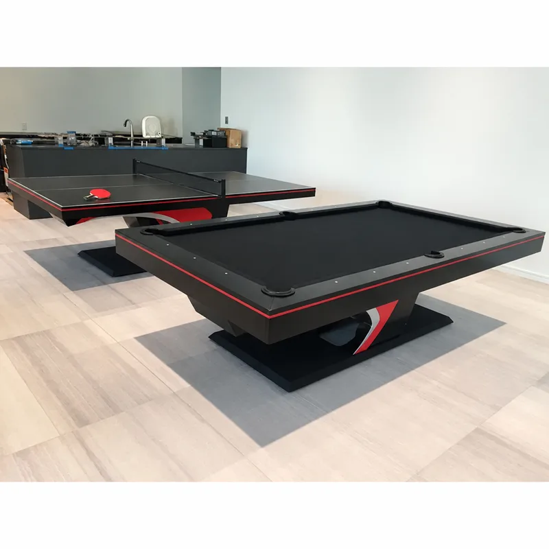 Billard américain Pornic en bois massif, vue 3 sur 6