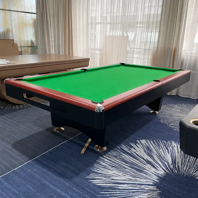 Billard américain Troyes en bois massif, retour de billes