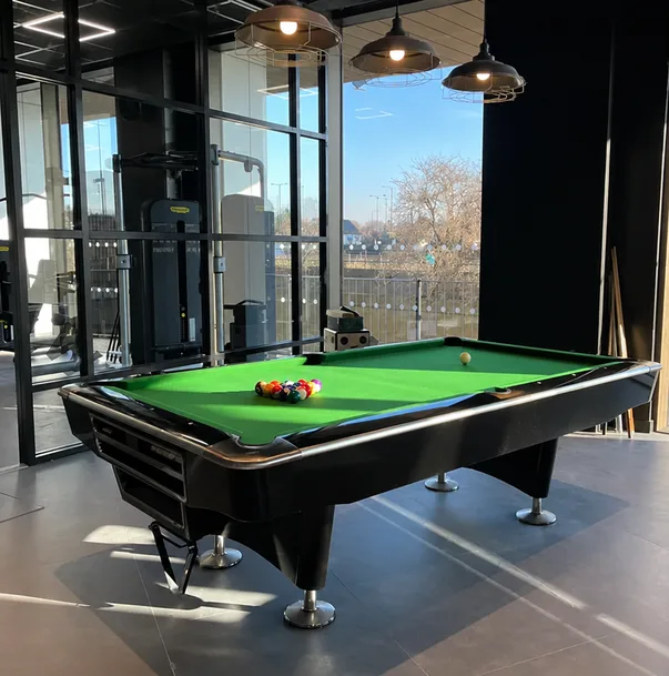 Billard américain Troyes en bois massif, retour de billes, vue 2 sur 6