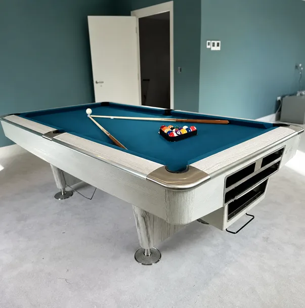 Billard américain Troyes en bois massif, retour de billes, vue 3 sur 6