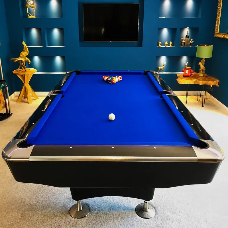 Billard américain Troyes en bois massif, retour de billes, vue 5 sur 6