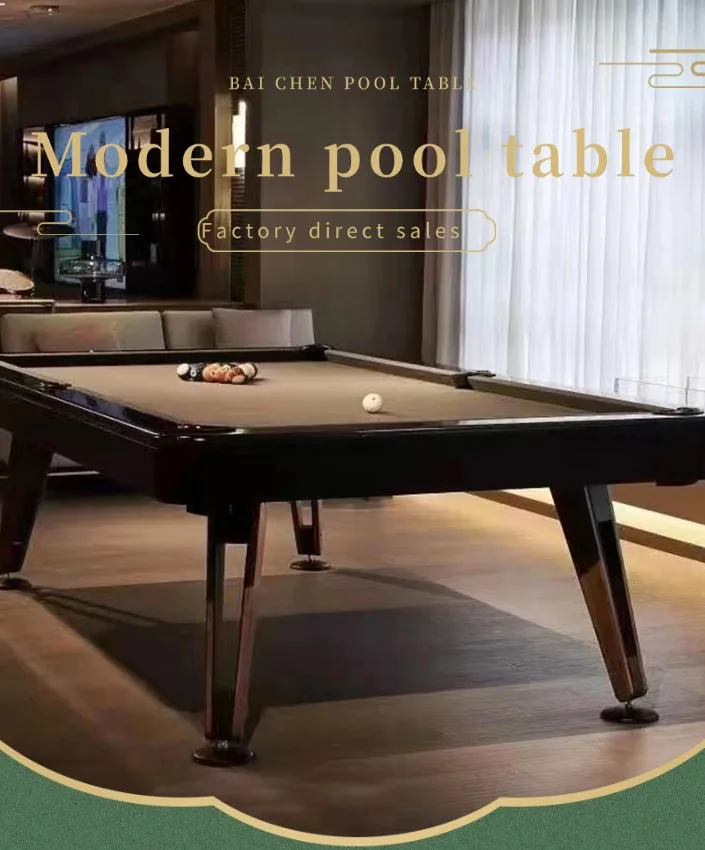 Billard américain Vannes en bois massif, vue 2 sur 5