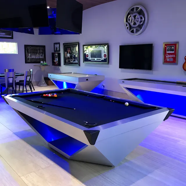 Billard américain Vitré en bois massif