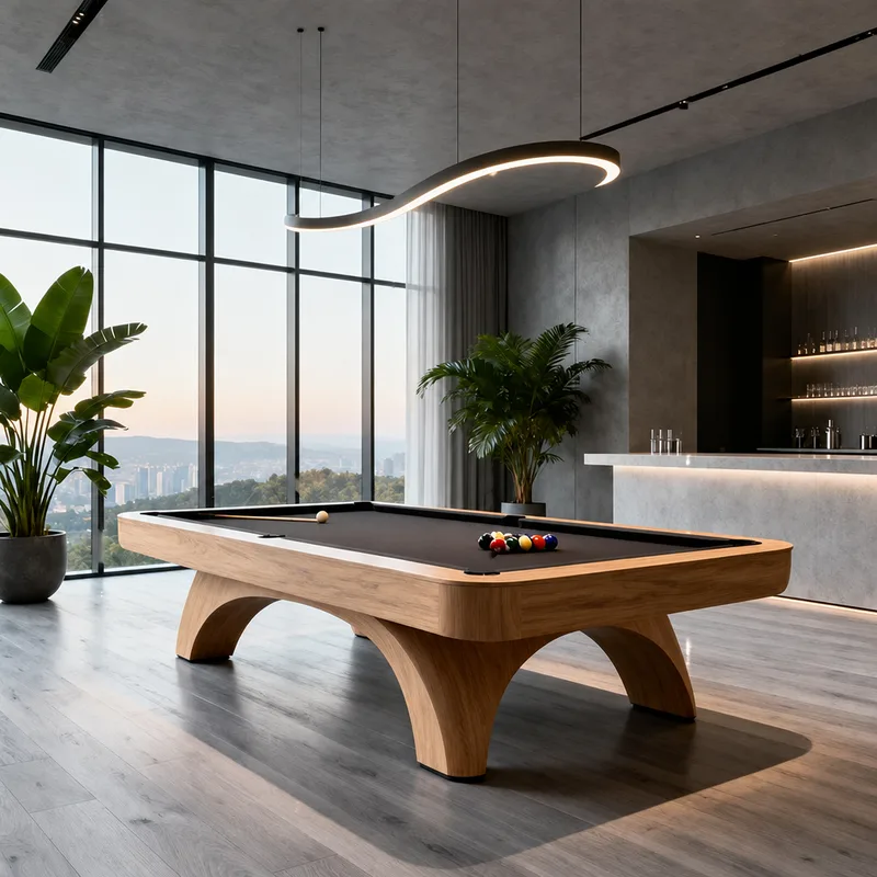 Billard convertible 3 en 1 Bandol, table à manger et ping-pong, vue 2 sur 4