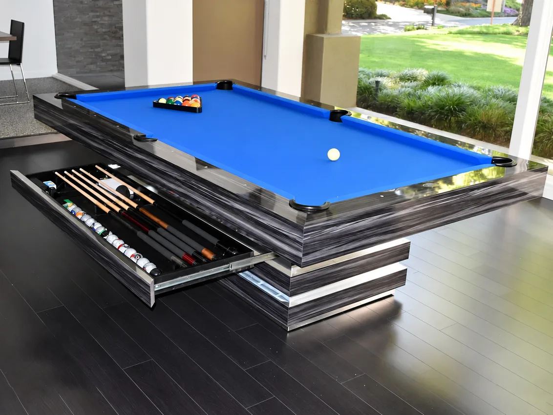 Billard convertible 3 en 1 Beaune, table à manger et ping-pong, vue 5 sur 6