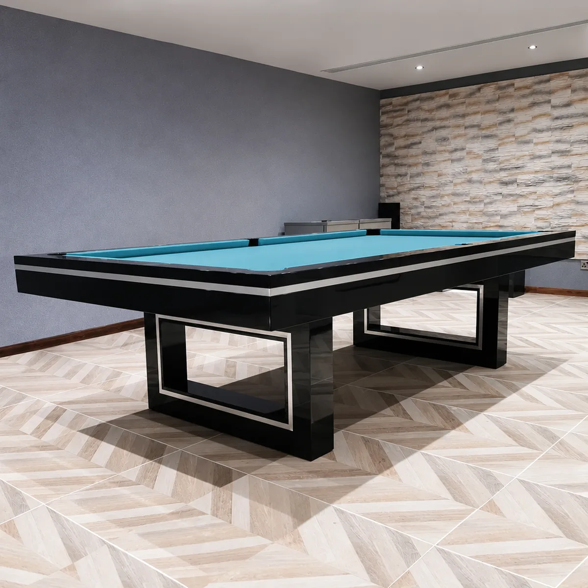 Billard convertible 3 en 1 Céret, table à manger et ping-pong, vue 3 sur 6