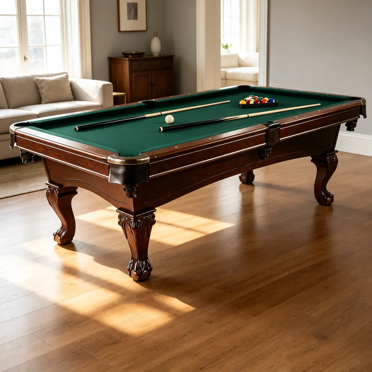 Billard convertible 3 en 1 Compiègne, table à manger et ping-pong, vue 2 sur 6