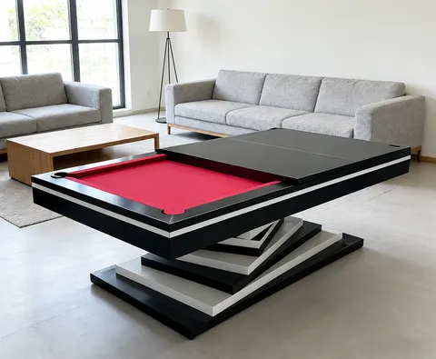 Billards 3 en 1 : billard, table et ping-pong MAISON CARAMBOLE