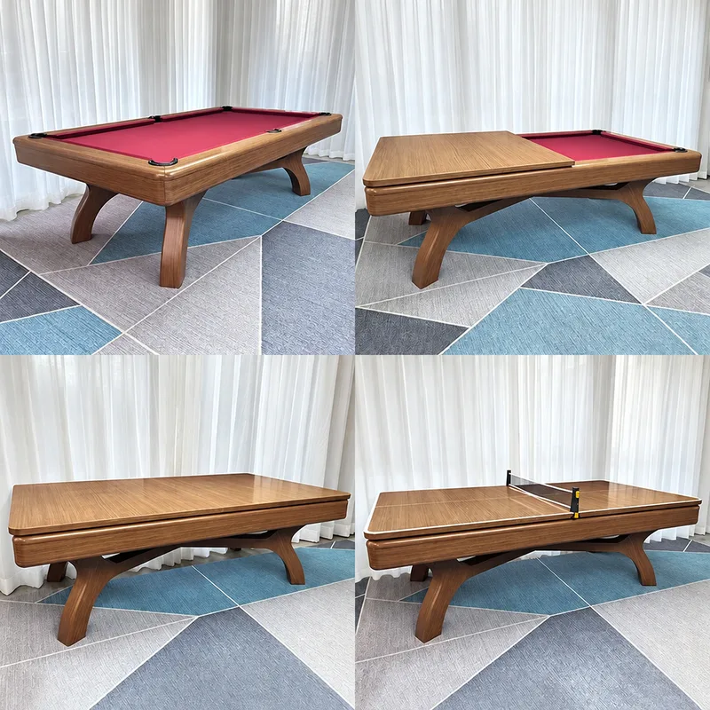 Billard convertible 3 en 1 Moulins, table à manger et ping-pong, vue 2 sur 6