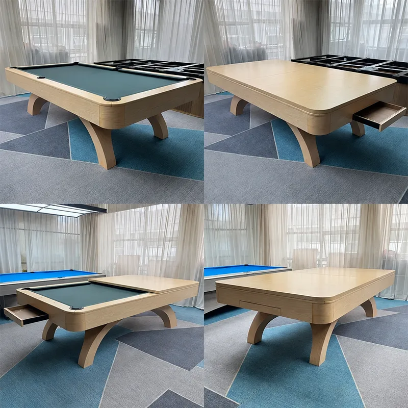 Billard convertible 3 en 1 Salers, table à manger et ping-pong, vue 2 sur 6