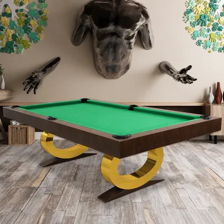 Billard convertible Bayonne en table à manger, vue 4 sur 6