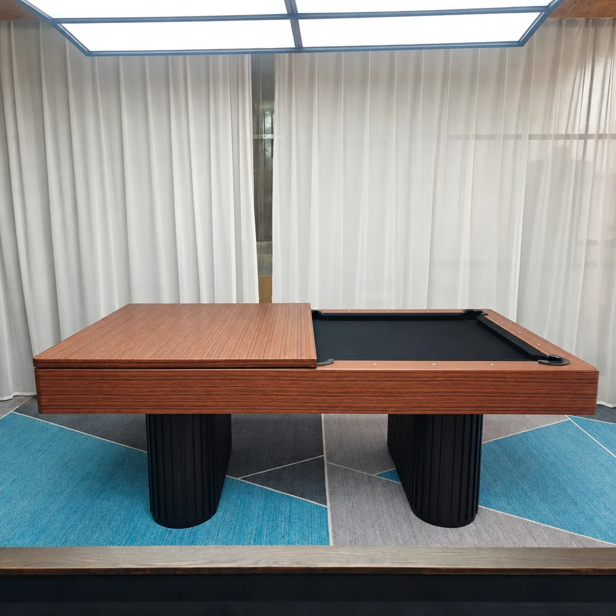Billard convertible Cluny en table à manger, vue 6 sur 6