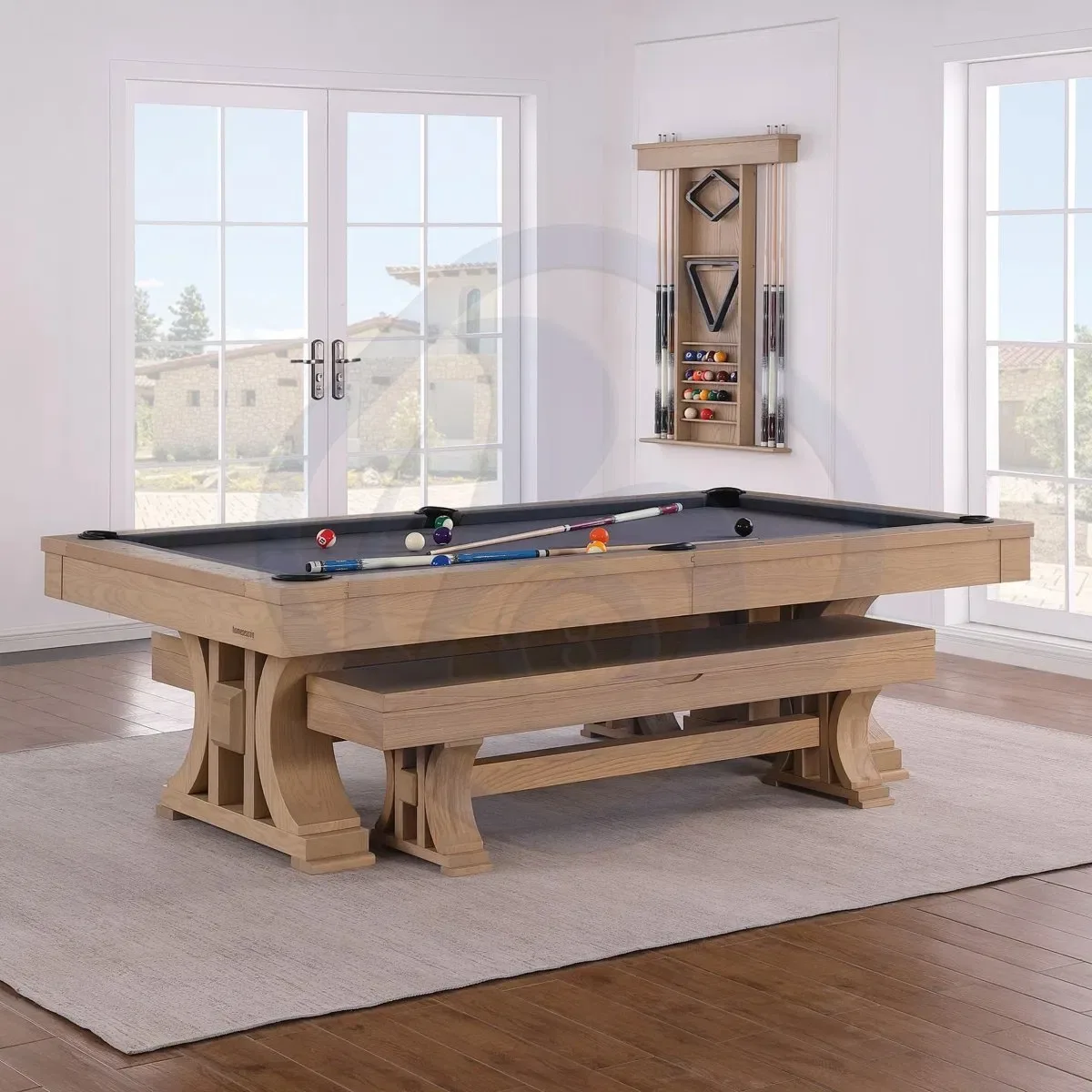 Billard convertible Megève en table à manger