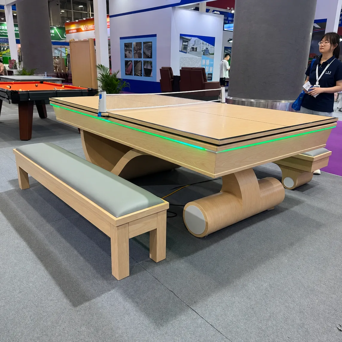 Billard convertible Mirepoix en table à manger, vue 3 sur 4