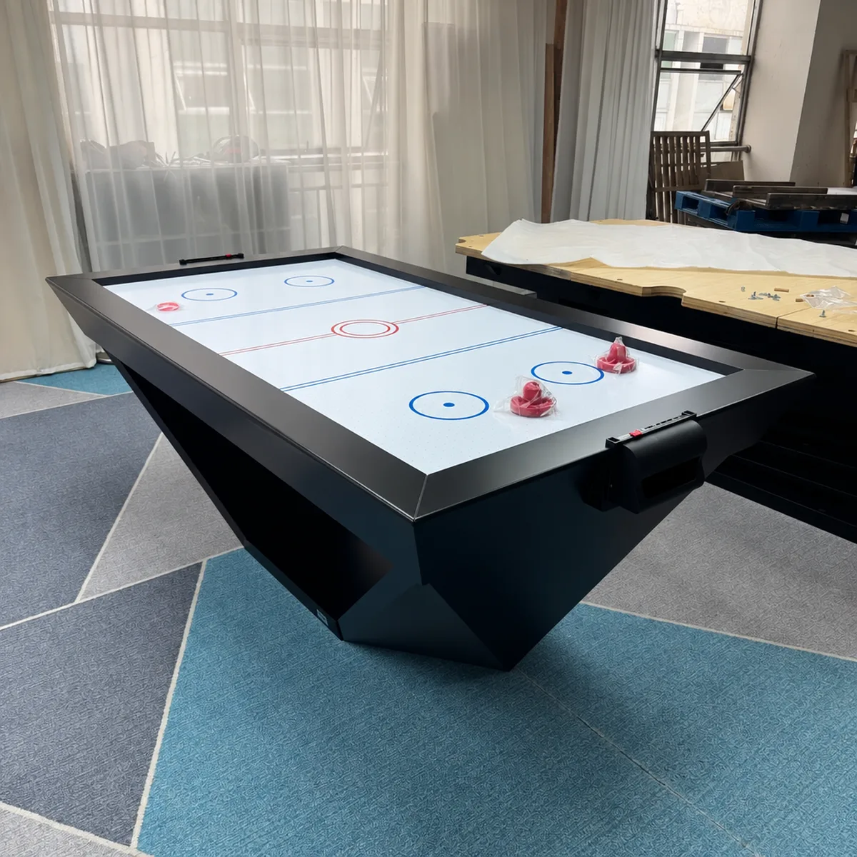 Billard convertible Pierrefonds en table à manger, vue 3 sur 5