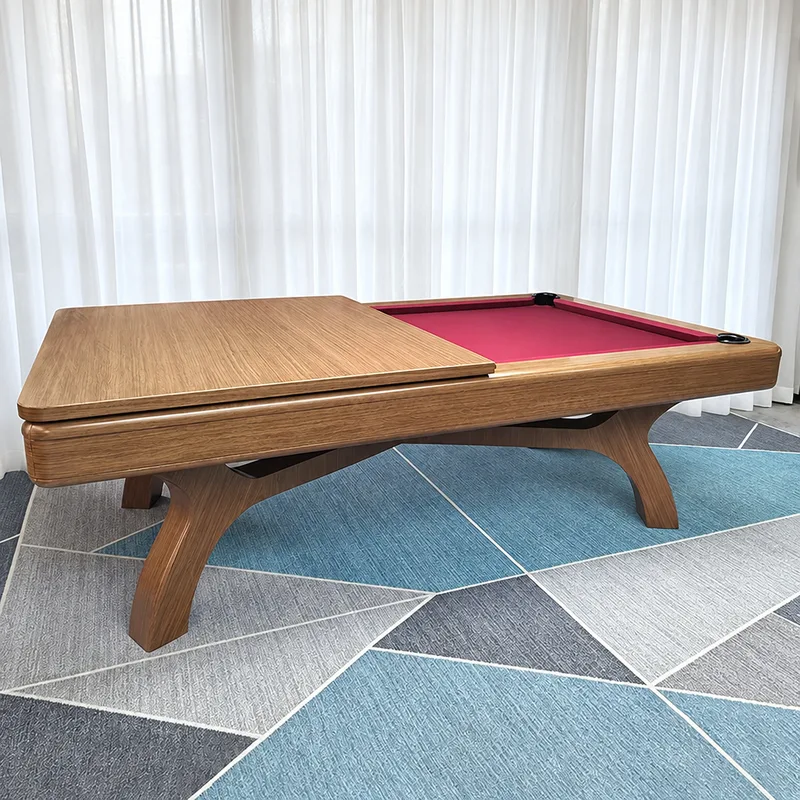 Billard convertible Vichy en table à manger, vue 4 sur 5