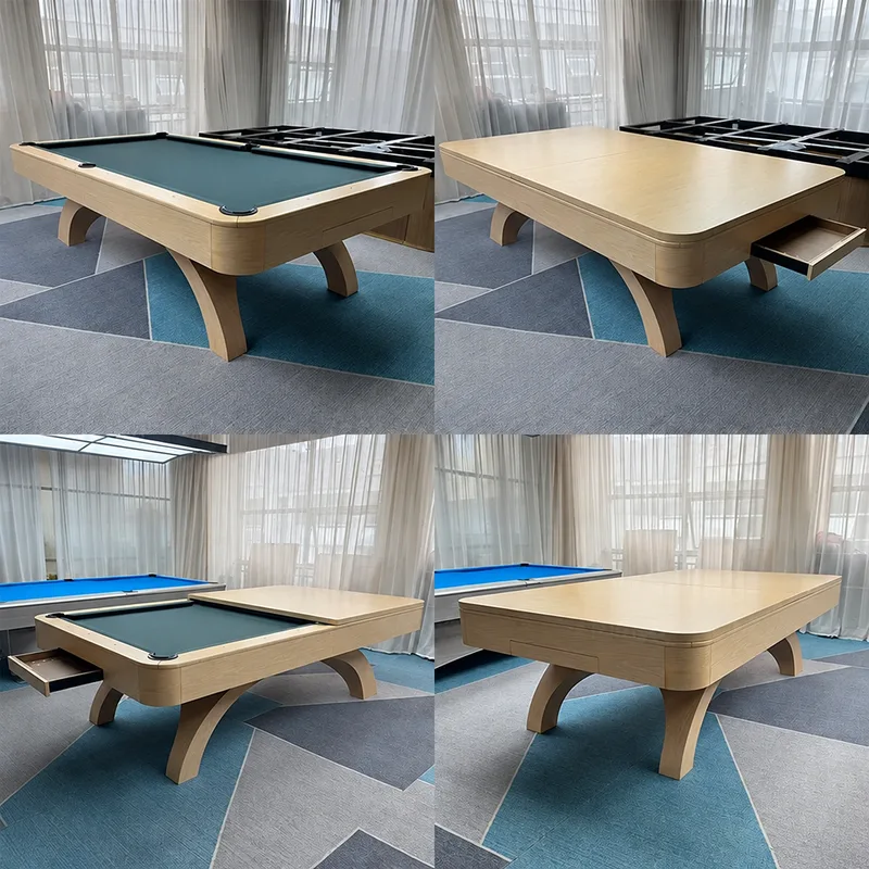 Billard convertible Vichy en table à manger, vue 5 sur 5