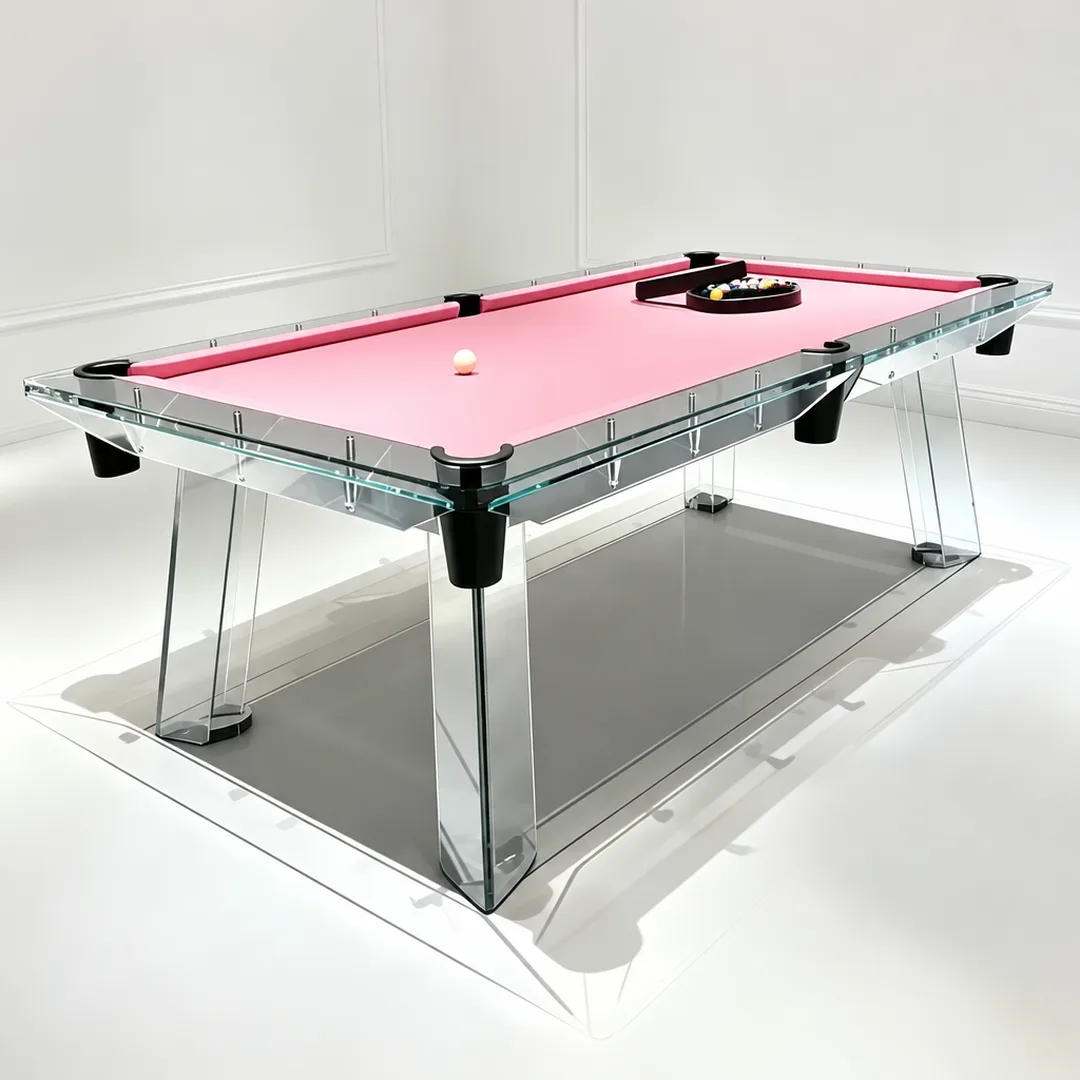 Billard en verre Montrésor, plateau en ardoise, vue 2 sur 6