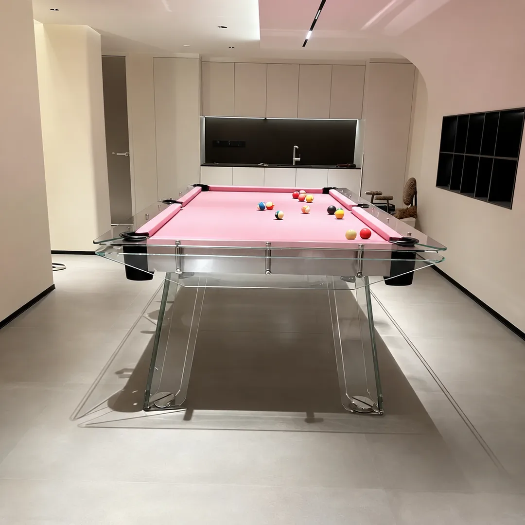 Billard en verre Montrésor, plateau en ardoise, vue 6 sur 6