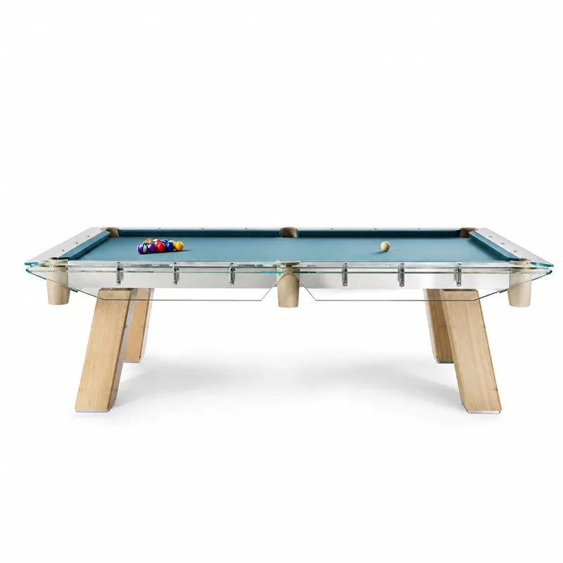 Billard en verre Villandry, plateau en ardoise, vue 3 sur 6